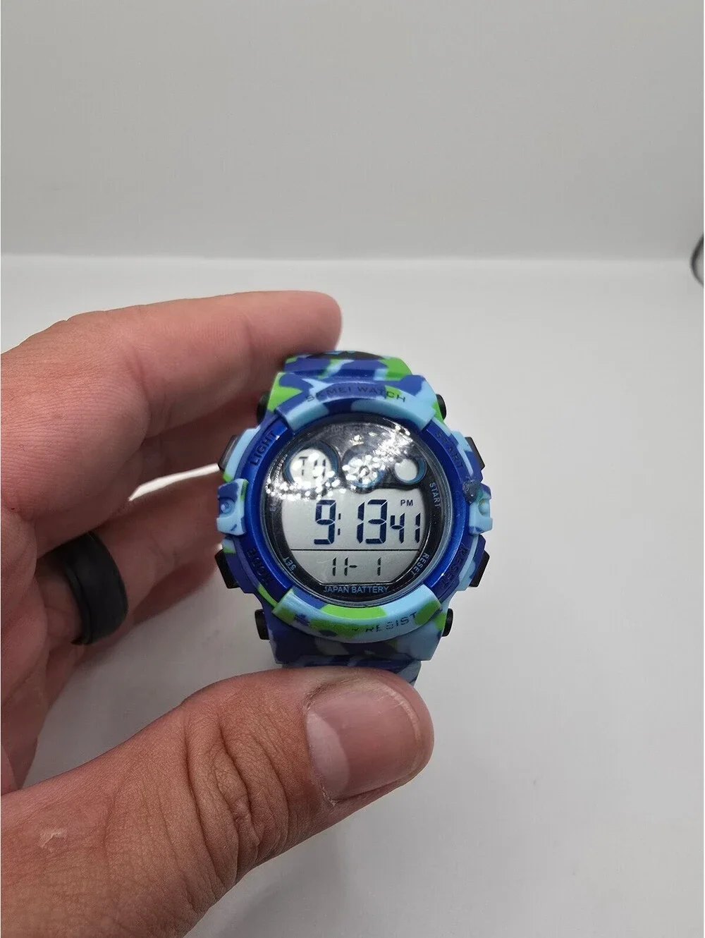 SKMEI 1347 Digital Quartz Sport Watch Alarm Chronograph Resin Strap 50m